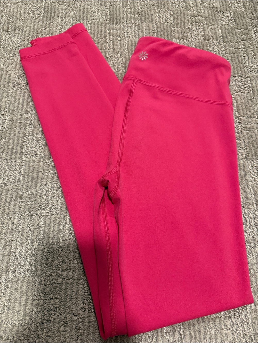 Kids Hot Pink Athletagirl Active Leggings L (12)